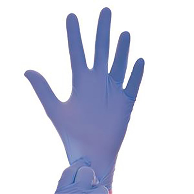 Skin2 Nitrile Powder-Free Examination Gloves Lavender-Blue Medium x100