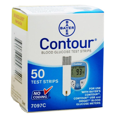 Contour Blood Glucose Test Strips x 50