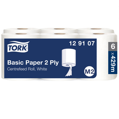 Tork Centrefeed Roll White x6 150mx 6