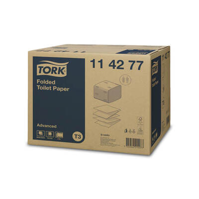 Tork Folded Toilet Paper Advanced White x36