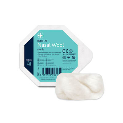 RELISTAT NASAL WOOL 2G X 30MM X 5