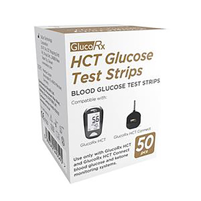 GlucoRx HCT Glucose Strips x50