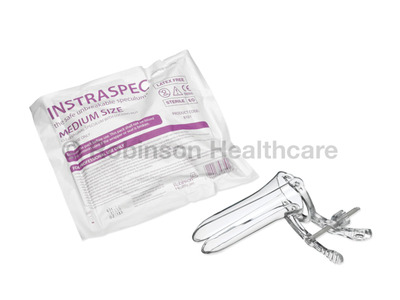 Instraspec Sterile Disposable Vaginal Speculum Size Medium x1