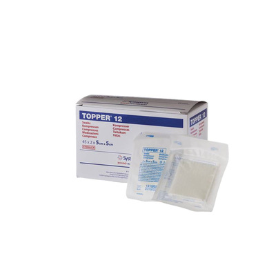 TOPPER 12 SWABS - STERILE - 5 X 5CM X90 5cm x 5cm