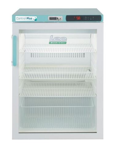 Lec Pharmacy Fridge Glass Door PPGR158UK-DLK