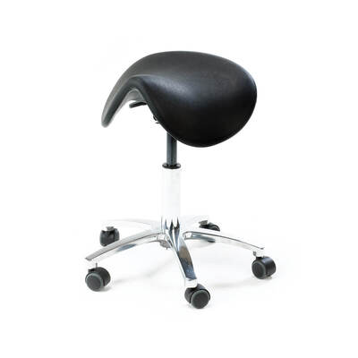 LABORATORY PU ERGO SADDLE STOOL