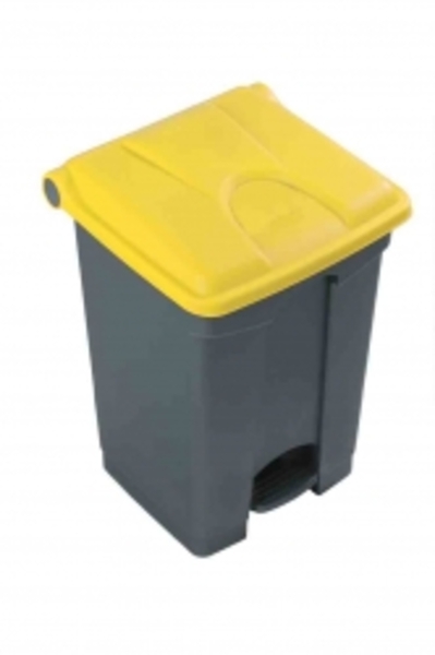 30L Step on Pedal Bin Yellow