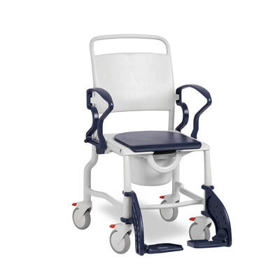 Mobile Commode Chair, with Hygiene Opening – Fixed Height