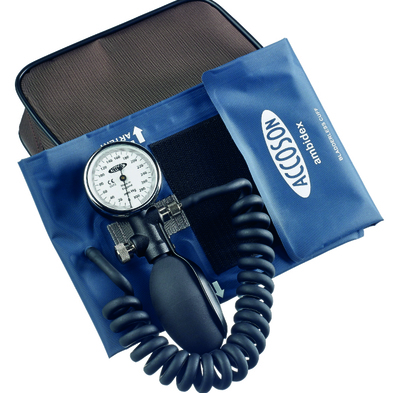 Accoson Duplex Aneroid Sphygmomanometer - Black