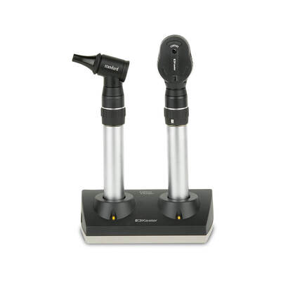 Keeler 240V Standard Desk Set - Otoscope and Ophthalmoscope with Magnification