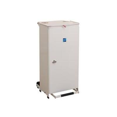 Kendal Front Opening Waste Bin White Lid 70L