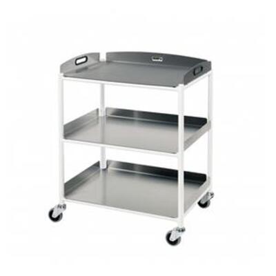 Sunflower Medium Dressing Trolley with 3 Stainless Steel Shelves