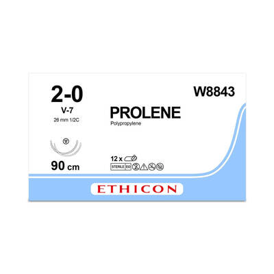 Prolene - 1/2 Circle CC Needle x 12