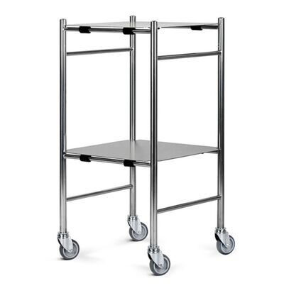 Bristol Maid Dressing Trolley - 2 S/S Shelves