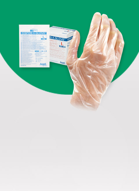 Ansell DISPOS-A-GLOVE® Non-Sterile disposable gloves